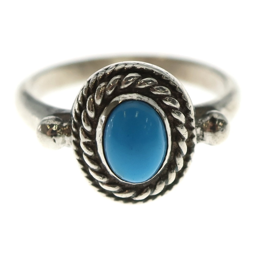 goro's(ゴローズ) 銀縄ターコイズピンキーリング シルバー/ゴールド BGA149