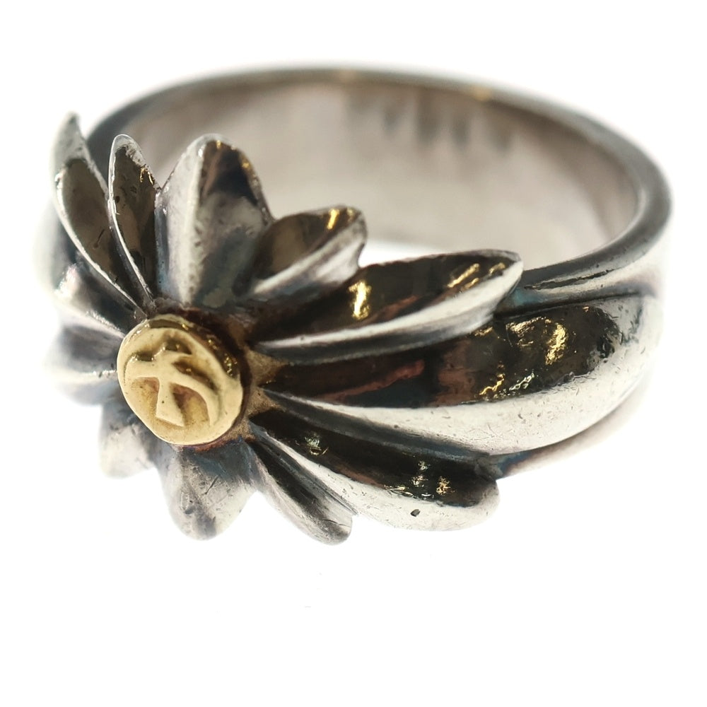 goro's(ゴローズ) GC-24付き平打ちリング シルバー/ゴールド BGA150