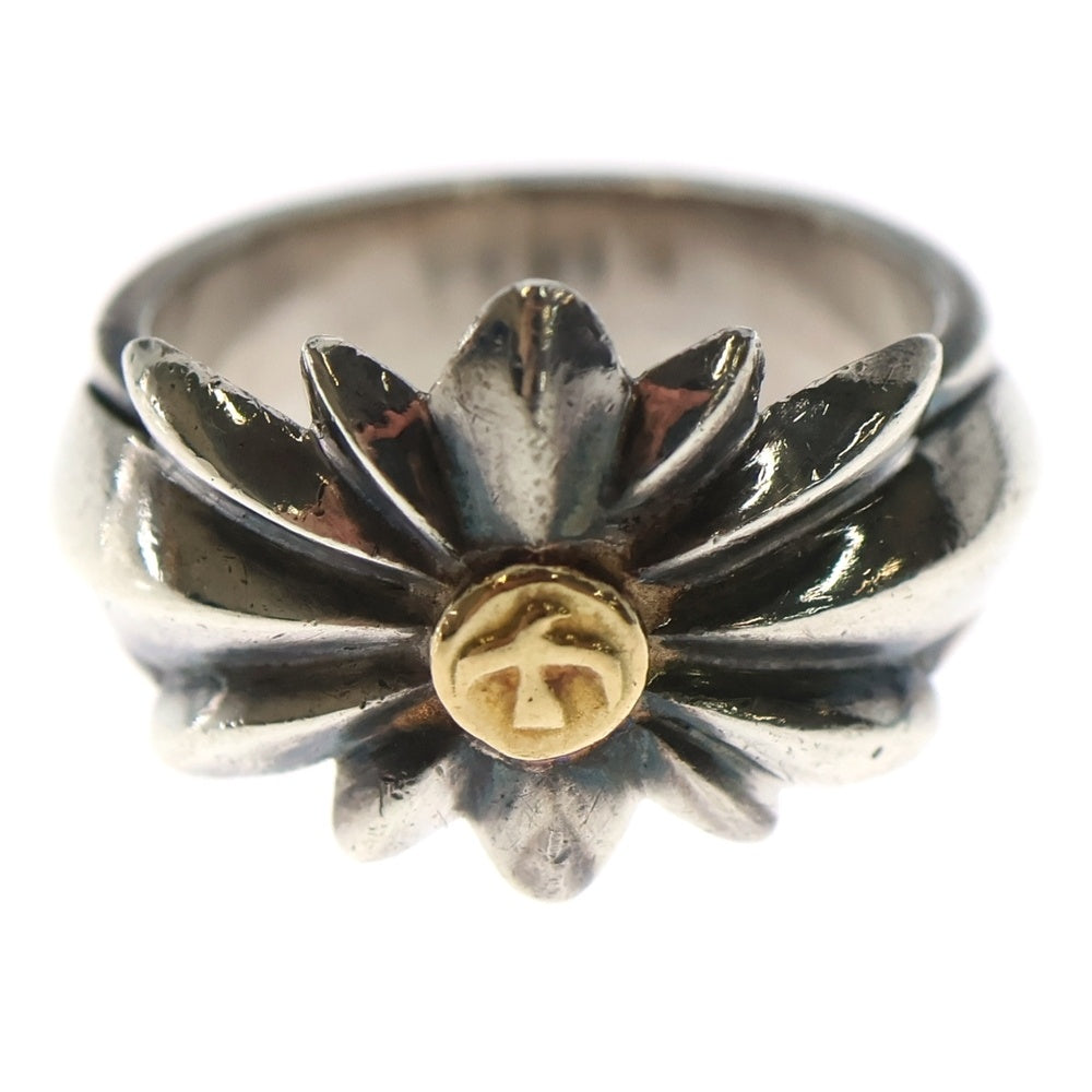 goro's(ゴローズ) GC-24付き平打ちリング シルバー/ゴールド BGA150