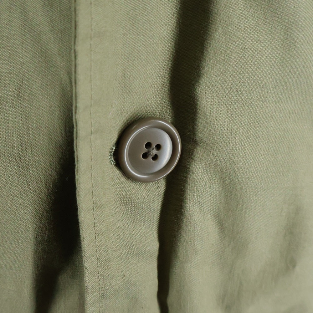 A BATHING APE(アベイシングエイプ) ファーフーデッド フライトジャケット デッキジャケット カーキ