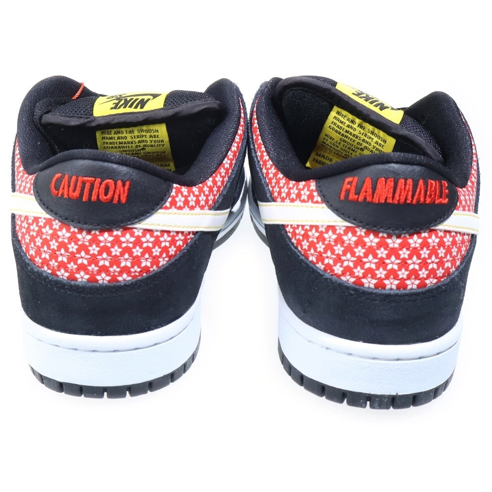 NIKE SB(ナイキエスビー) 【観賞用 2013年製】 DUNK LOW PREMIUM SB FIRECRACKER ダンク プレミアムSB ファイアクラッカー ローカットスニーカー ブラック US9.5/27.5cm 313170-016