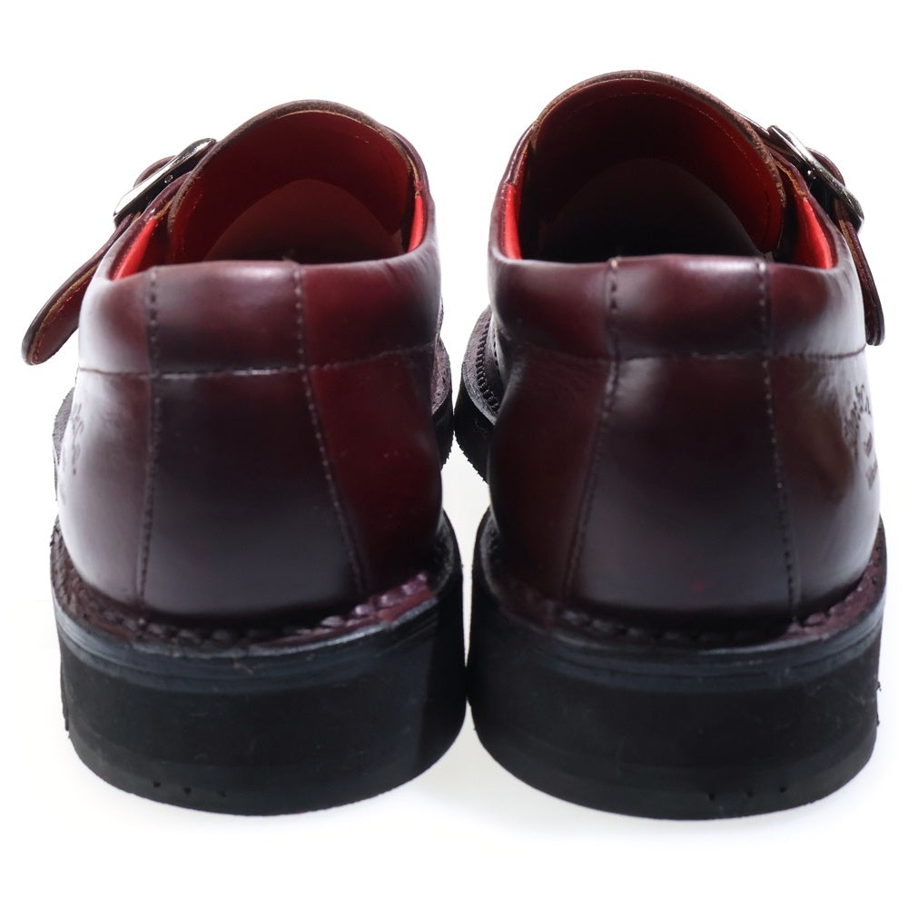 AUTHENTIC SHOE & Co.(オーセンティック シューアンドコー) ノマド モンクストラップ レザーシューズ レディース レッド 807S