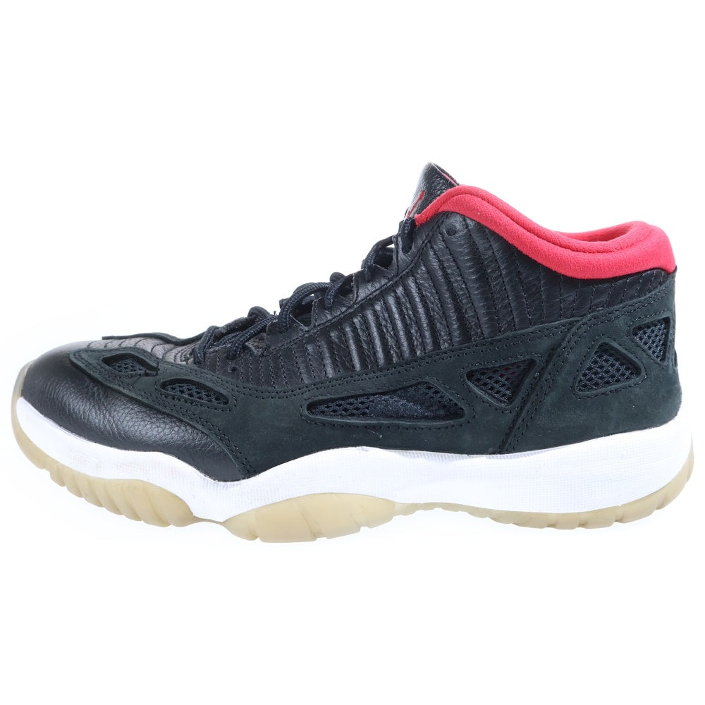 NIKE(ナイキ) AIR JORDAN 11 RETRO LOW IE BRED エア ジョーダン 11 レトロ ブレッド ローカットスニーカー ブラック US8.5/26.5cm 919712-023