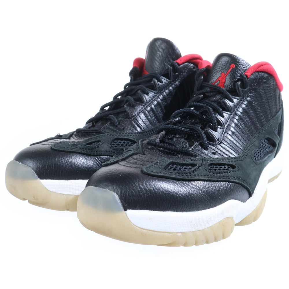 NIKE(ナイキ) AIR JORDAN 11 RETRO LOW IE BRED エア ジョーダン 11 レトロ ブレッド ローカットスニーカー ブラック US8.5/26.5cm 919712-023