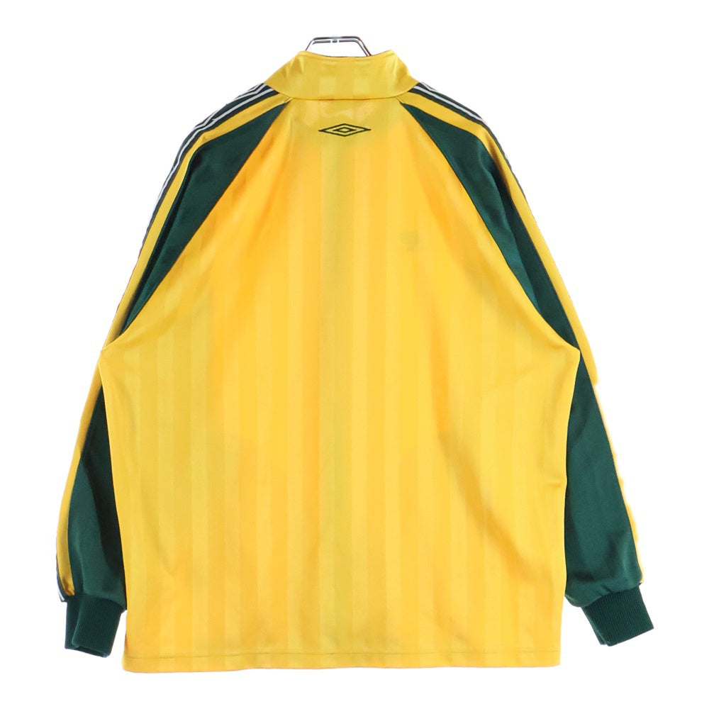 UMBRO(アンブロ) ウォームアップ ジップアップトラックジャケット イエロー/グリーン USA2600