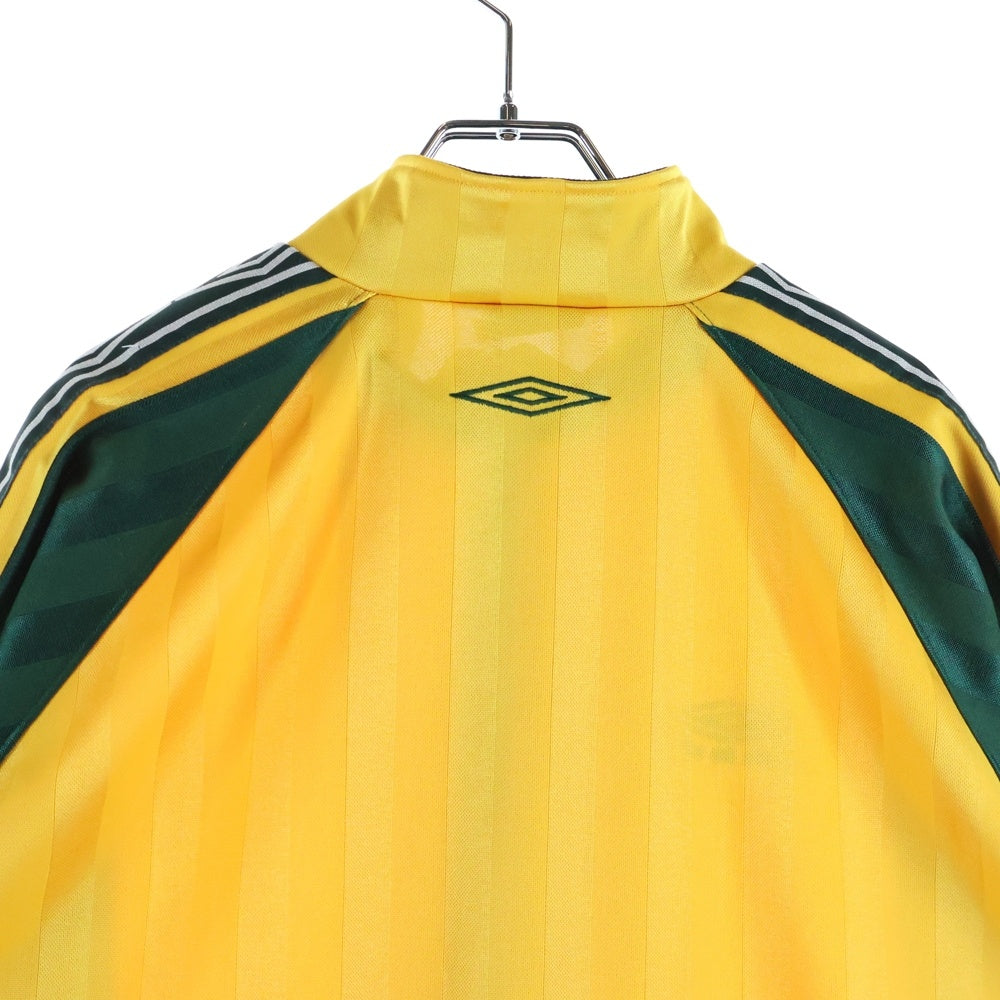 UMBRO(アンブロ) ウォームアップ ジップアップトラックジャケット イエロー/グリーン USA2600