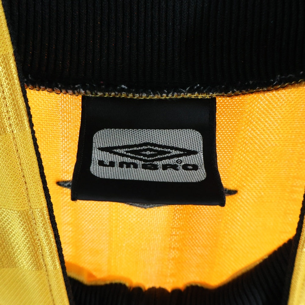 UMBRO(アンブロ) ウォームアップ ジップアップトラックジャケット イエロー/グリーン USA2600