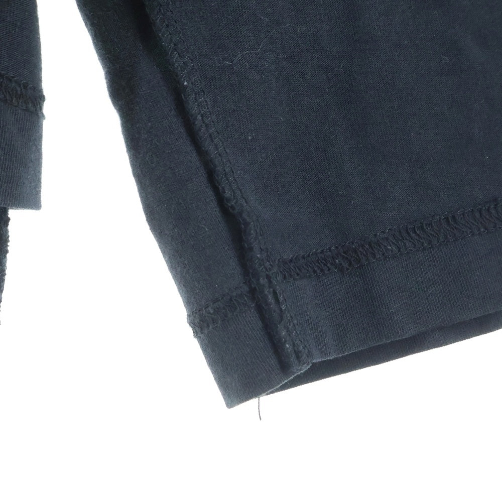 VETEMENTS(ヴェトモン) 24AW BRAINPOWER INSIDE-OUT LAYERED LONGSLEEVE T-SHIRT ブレインパワー インサイドアウト レイヤード ロングスリーブ Tシャツ カットソー ブラック UA65LS230B