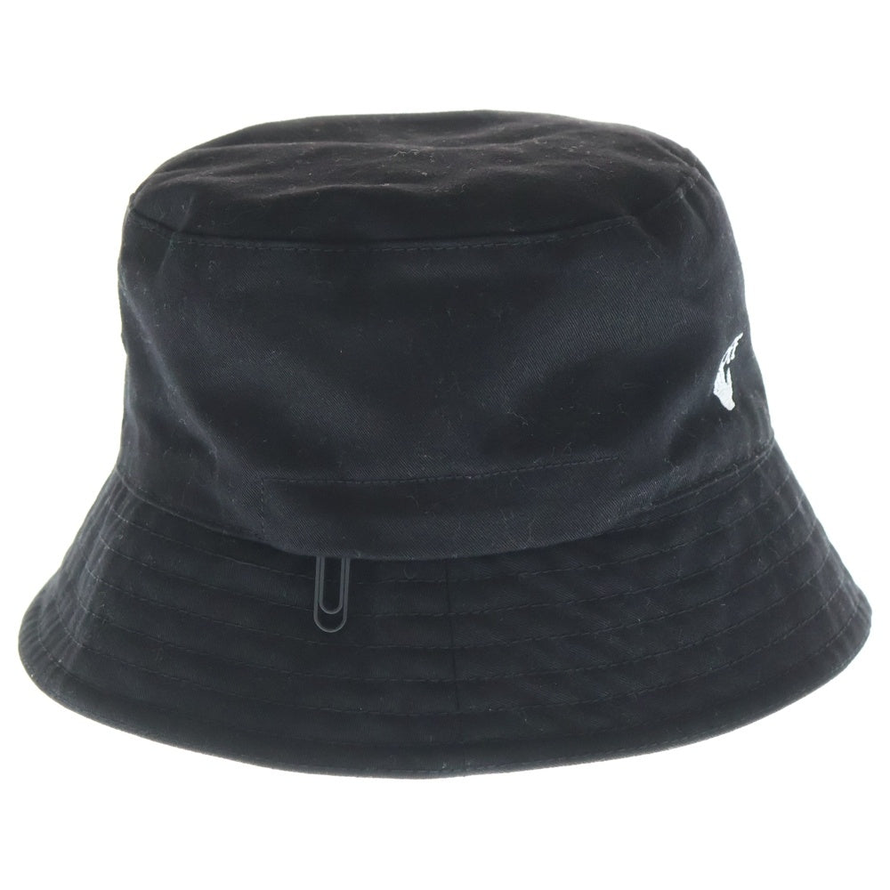OFF-WHITE(オフホワイト) 22SS LOGO BUCKET HAT ロゴ エンブロイダリー バケットハット ブラック