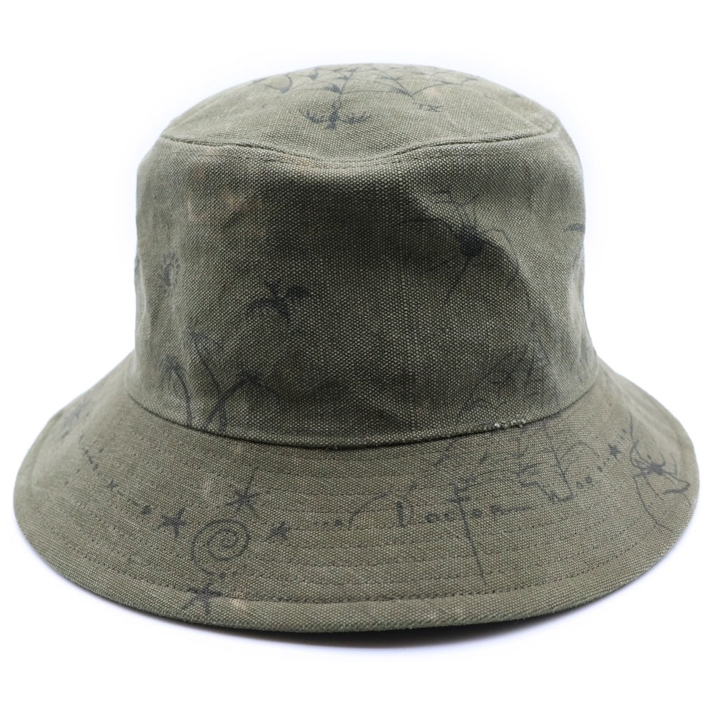 READY MADE(レディメイド) ×DR.WOO BUCKET HAT TATOO ドクターウー タトゥーバケットハット ドクターウー カーキ REDW-CO-KH-00-00-03