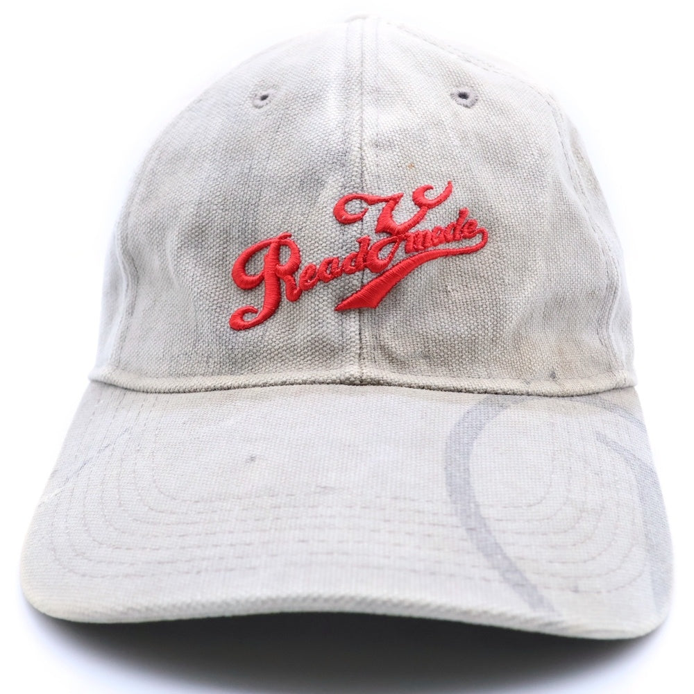 READY MADE(レディメイド) VINTAGE CAP ヴィンテージ加工 6パネル ベースボールキャップ 帽子 グレー