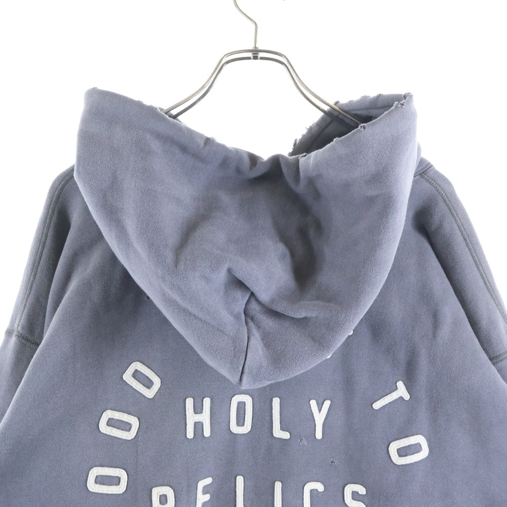 SAINT MICHAEL(セントマイケル) 21SS HOLY RELICS HOODIE ホーリー レリックス プルオーバースウェットパーカー フーディー チャコールグレー SM-S21-0000-019