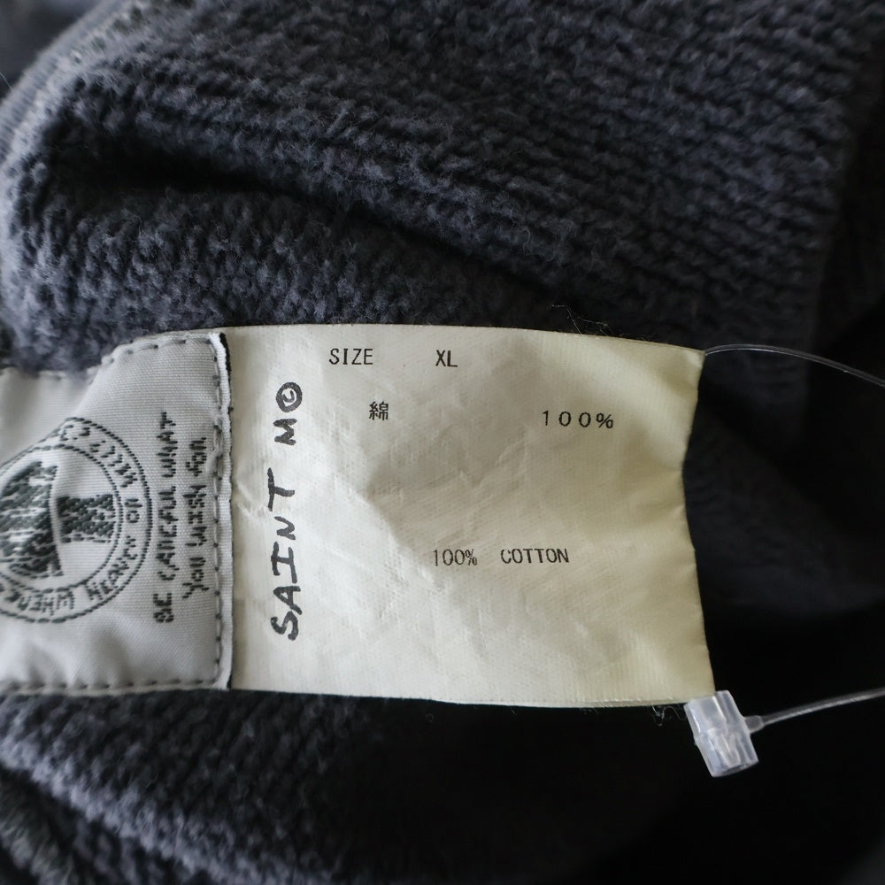 SAINT MICHAEL(セントマイケル) 21SS HOLY RELICS HOODIE ホーリー レリックス プルオーバースウェットパーカー フーディー チャコールグレー SM-S21-0000-019