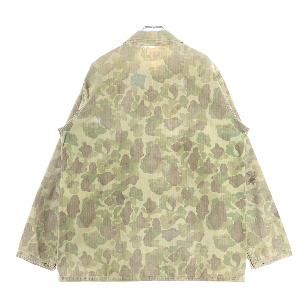 VINTAGE(ヴィンテージ) 40S VINTAGE P-44 ダックハンターカモ ヘリンボーンツイル ミリタリー HBTジャケット カーキ