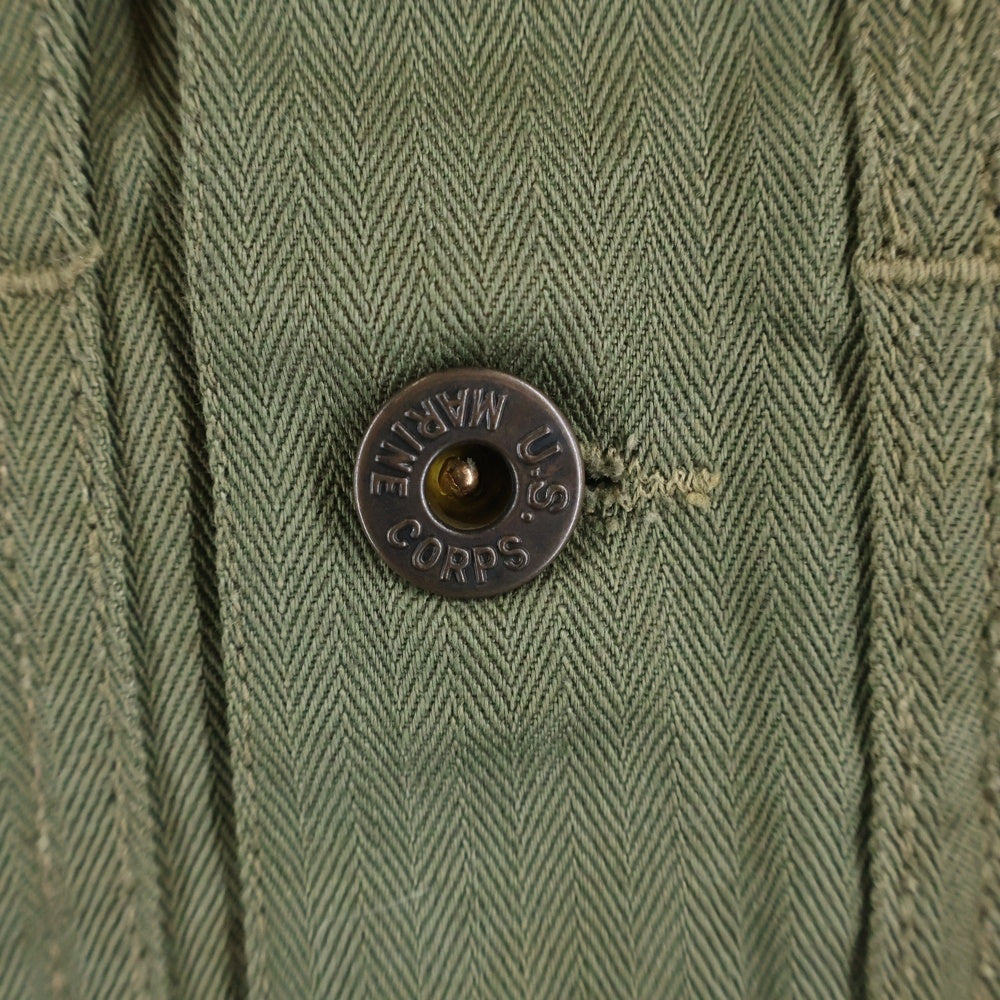 VINTAGE(ヴィンテージ) 40S VINTAGE P-44 HBT USMC ヴィンテージ ミリタリー ユーティリティジャケット カバーオール カーキ