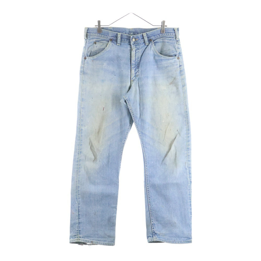 LEE(リー) 70S VINTAGE 101Z ボタン裏刻印13 MR付き黒タグ USA製 レザーパッチ ストレートデニムパンツ ジーンズ インディゴ