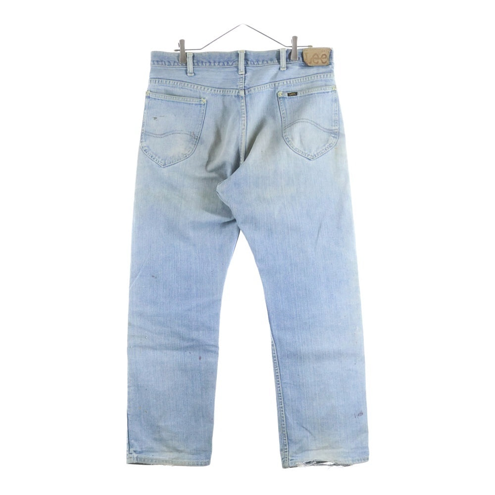 LEE(リー) 70S VINTAGE 101Z ボタン裏刻印13 MR付き黒タグ USA製 レザーパッチ ストレートデニムパンツ ジーンズ インディゴ