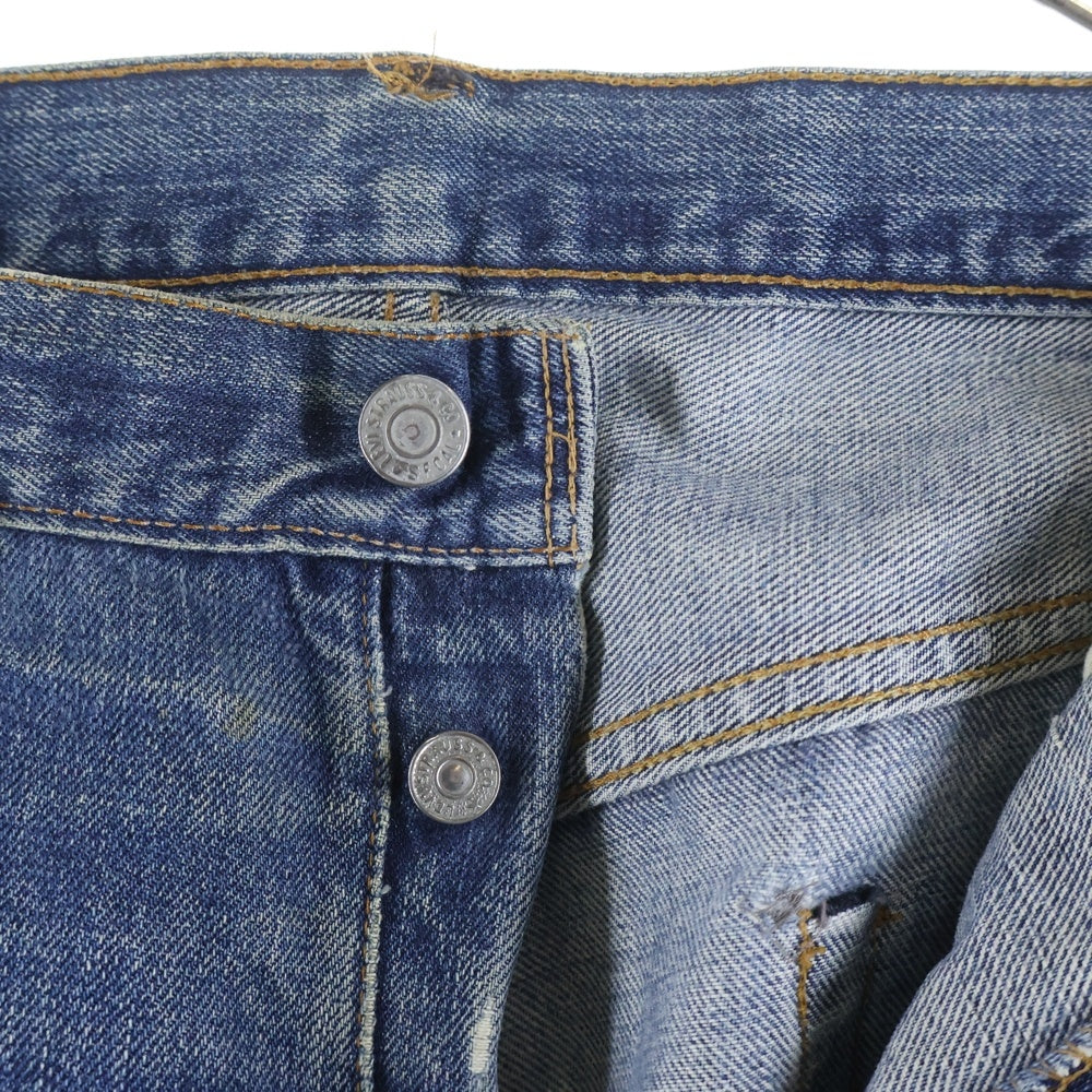 Levi's(リーバイス) 60S VINTAGE 501 BIG E 後期 ボタン裏6 平行ステッチ ボタンフライ ヴィンテージデニムパンツ ジーンズ インディゴ