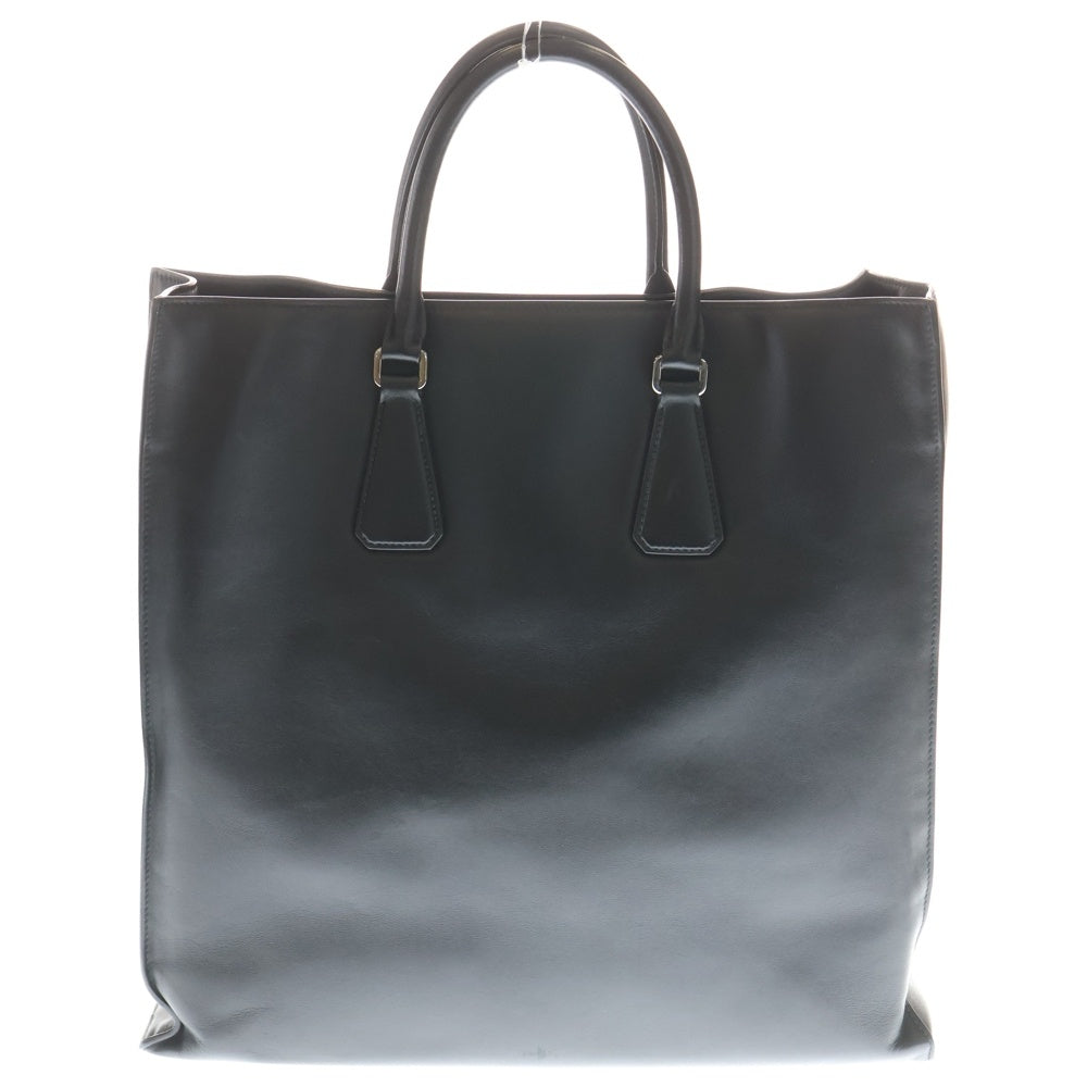 PRADA(プラダ) トライアングル ロゴ三角プレート レザー 2WAY ショルダーハンドバッグ ブラック 2VG111 レディース