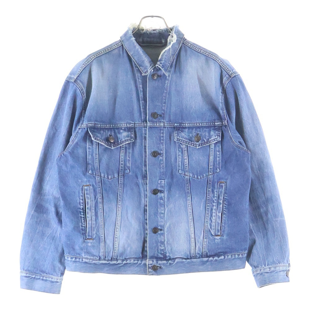 BALENCIAGA(バレンシアガ) バックロゴデザイン デニムジャケット インディゴ 493609 TXE08