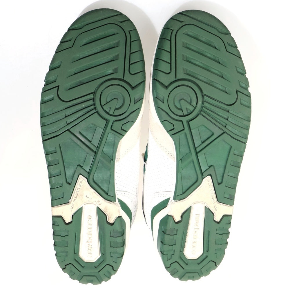 New Balance(ニューバランス) BB550WT1 ローカットスニーカー ホワイト/グリーン US9/27cm