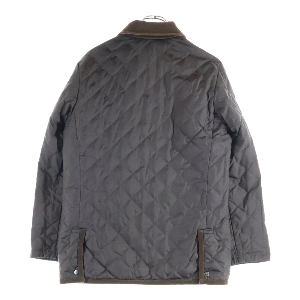 MACKINTOSH PHILOSOPHY(マッキントッシュフィロソフィー) 襟コーデュロイ キルティング リバーシブル中綿ジャケット ネイビー/ブラウン H1F19-601-29
