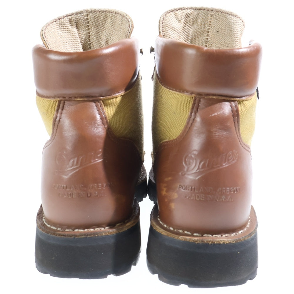 DANNER(ダナー) DANNER LIGHT GORE-TEX ダナーライトゴアテックス キャンバス切替 ハイカット レザー レースアップシューズ ブラウン 30420X