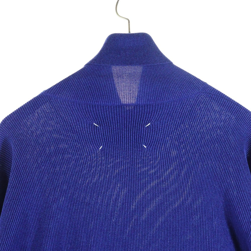 Maison Margiela(メゾンマルジェラ) 18SS エルボーパッチ タートルネックロングセーター ニット ブルー レディース S51HA0793