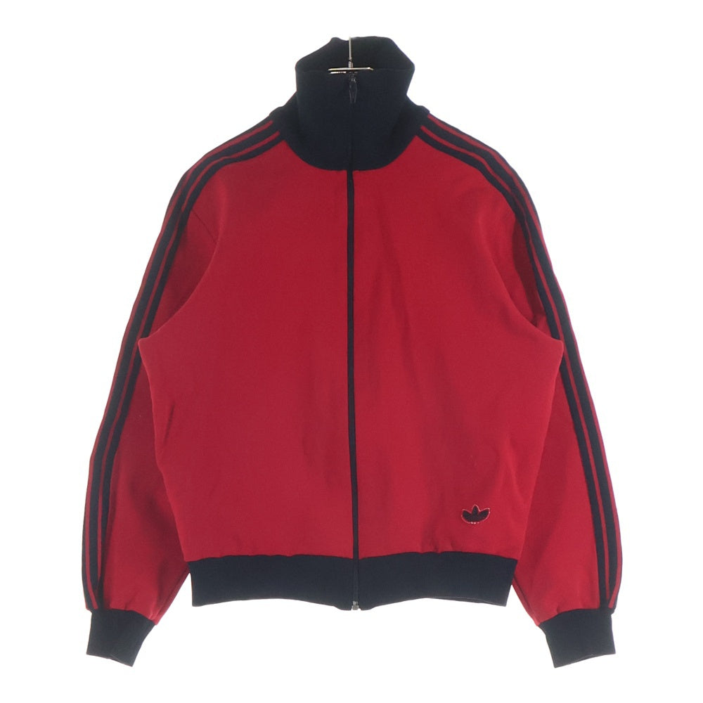 adidas(アディダス) 70S 西ドイツ製 ジップアップ サイドライン ハイネックトラックジャケット レッド/ブラック ADS-3F