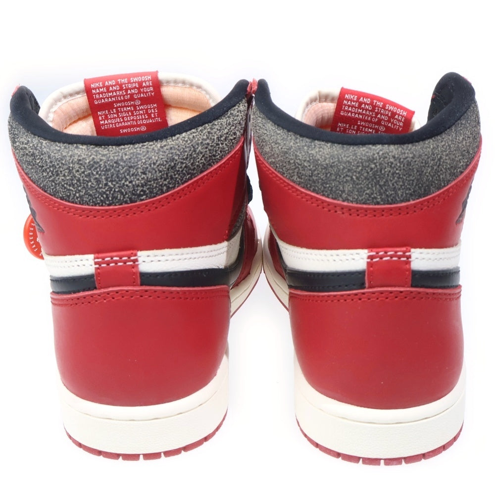 NIKE(ナイキ) AIR JORDAN 1 HIGH OG CHICAGO LOST & FOUND エアジョーダン1 シカゴ ロスト&ファウンド ハイカットスニーカー レッド／ホワイト US8/26cm DZ5485-612