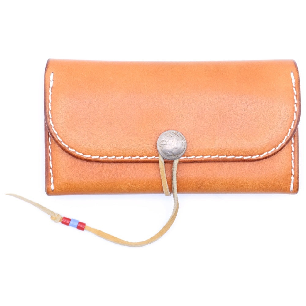 goro's(ゴローズ) 三つ折り長財布 レザーウォレット ブラウン