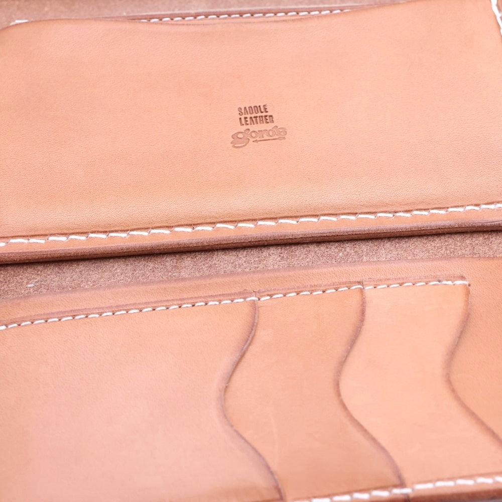 goro's(ゴローズ) 三つ折り長財布 レザーウォレット ブラウン