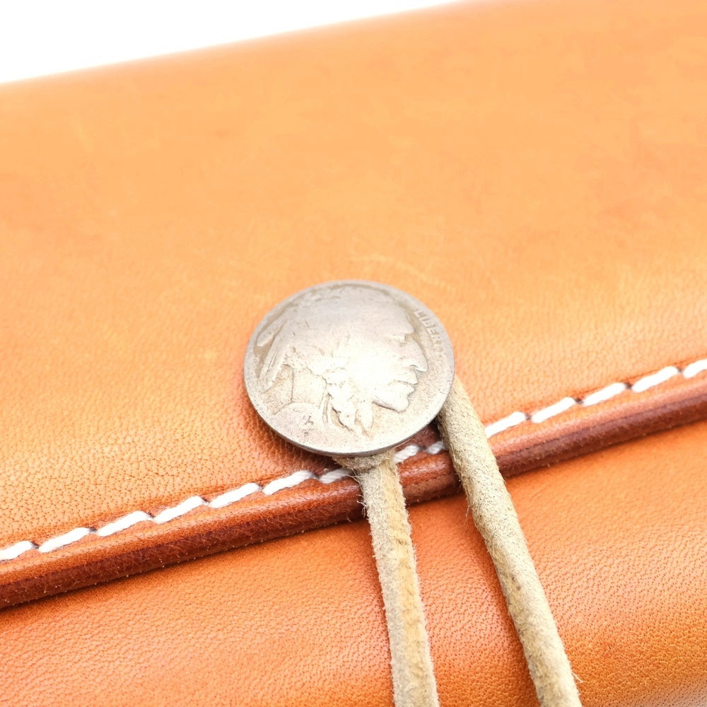 goro's(ゴローズ) 三つ折り長財布 レザーウォレット ブラウン