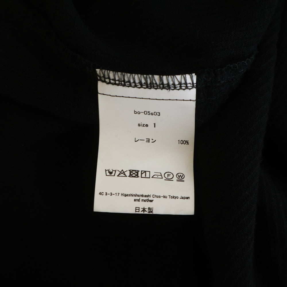 BARBELLOBJECT(バーベルオブジェクト) 25AW 20rc po レギュラーカラー ジップアップ コーデユロイ長袖シャツ ブラック BO-05S03