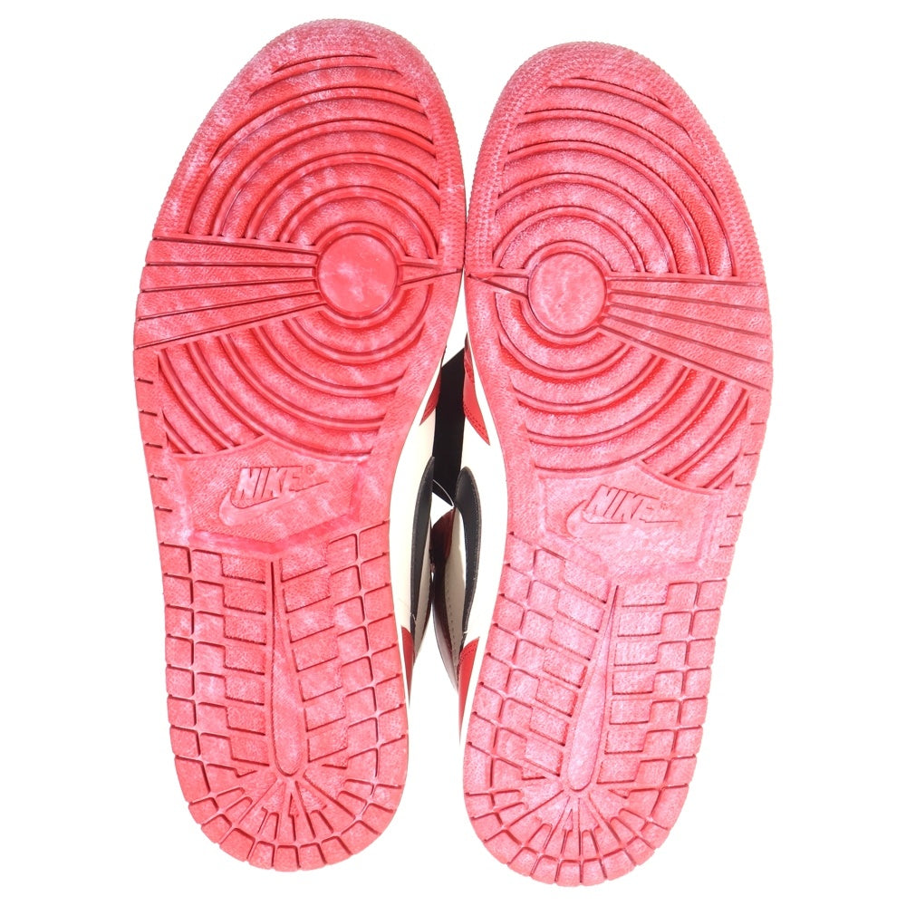 NIKE(ナイキ) AIR JORDAN 1 HIGH OG エアジョーダン1 ハイ OG ロスト&ファウンド シカゴ ハイカットスニーカー シューズ ホワイト/レッド US11/29cm DZ5485-612