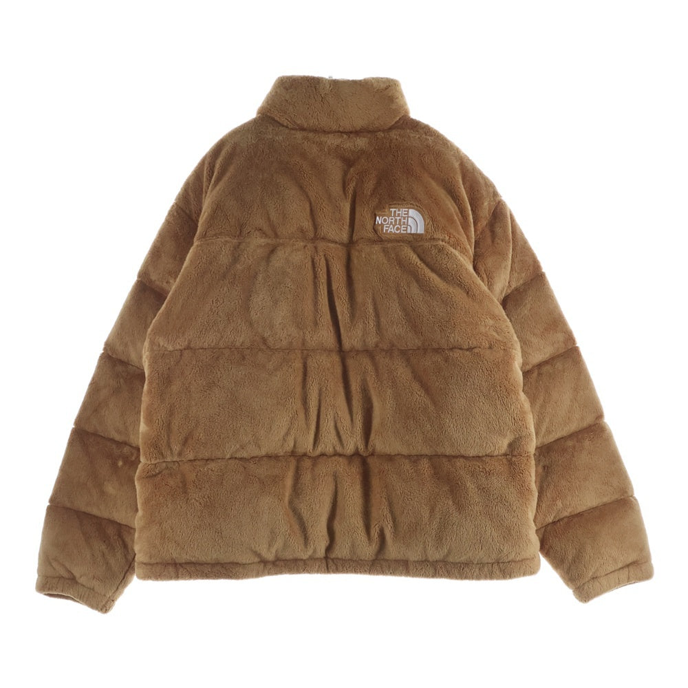 THE NORTH FACE(ザノースフェイス) VERSA VELOUR NUPTSE JACKET バーサ ベロア フロントロゴ ヌプシ ジップアップ ジャケット ベージュ NF0A84F7
