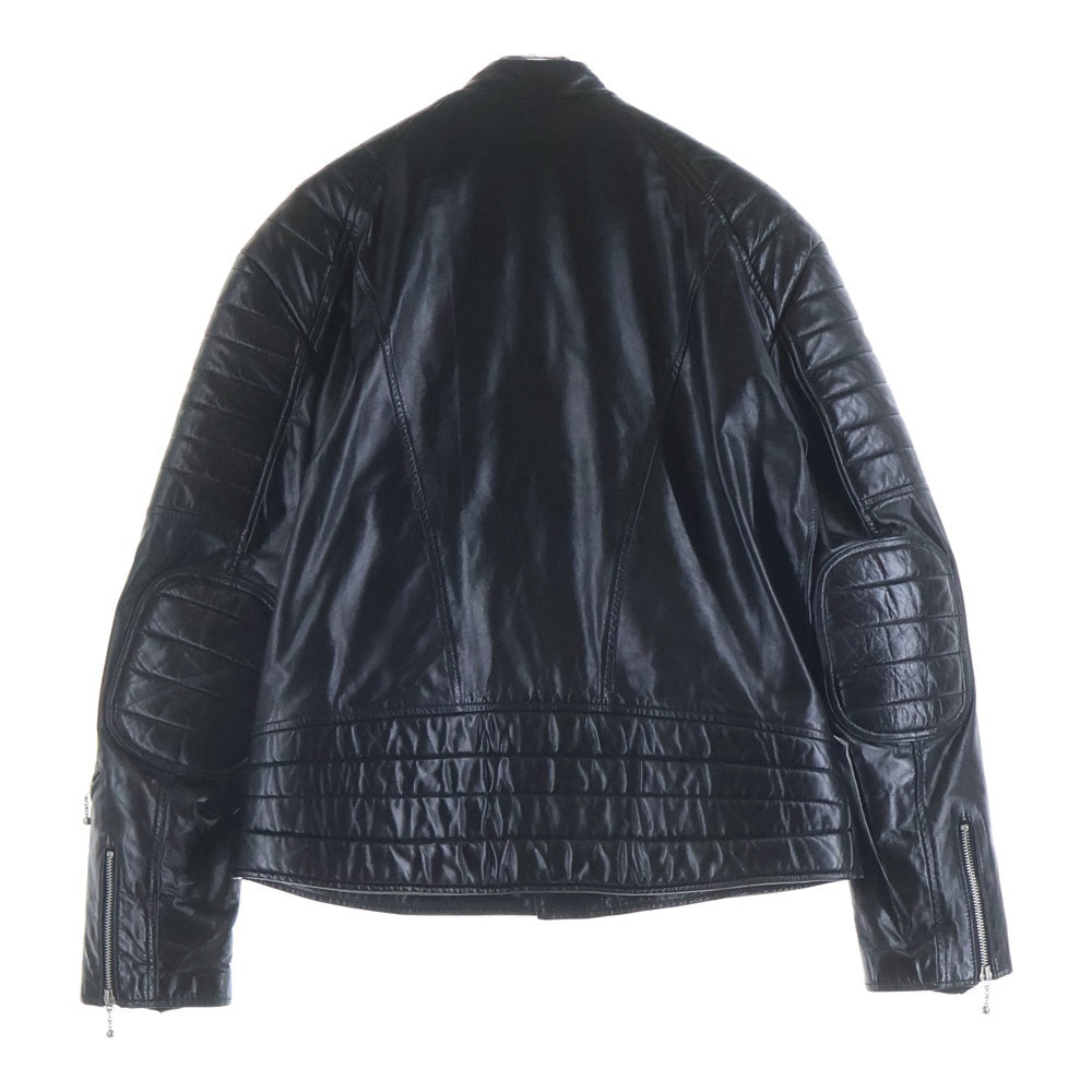 NEIGHBORHOOD(ネイバーフッド) 01AW THUNDERBOLT3 サンダーボルト3 牛革 パデッド ダブルライダース レザージャケット ブラック DCNH-JK-03