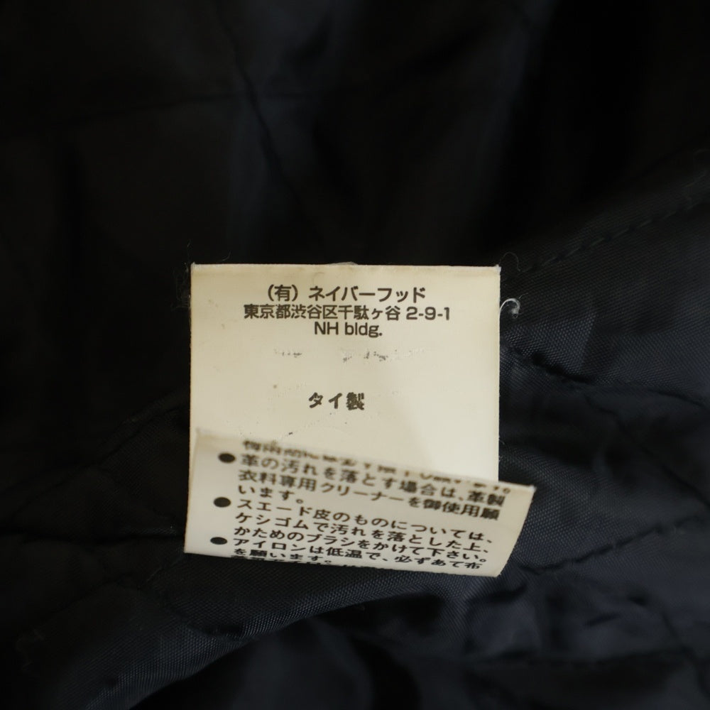 NEIGHBORHOOD(ネイバーフッド) 01AW THUNDERBOLT3 サンダーボルト3 牛革 パデッド ダブルライダース レザージャケット ブラック DCNH-JK-03