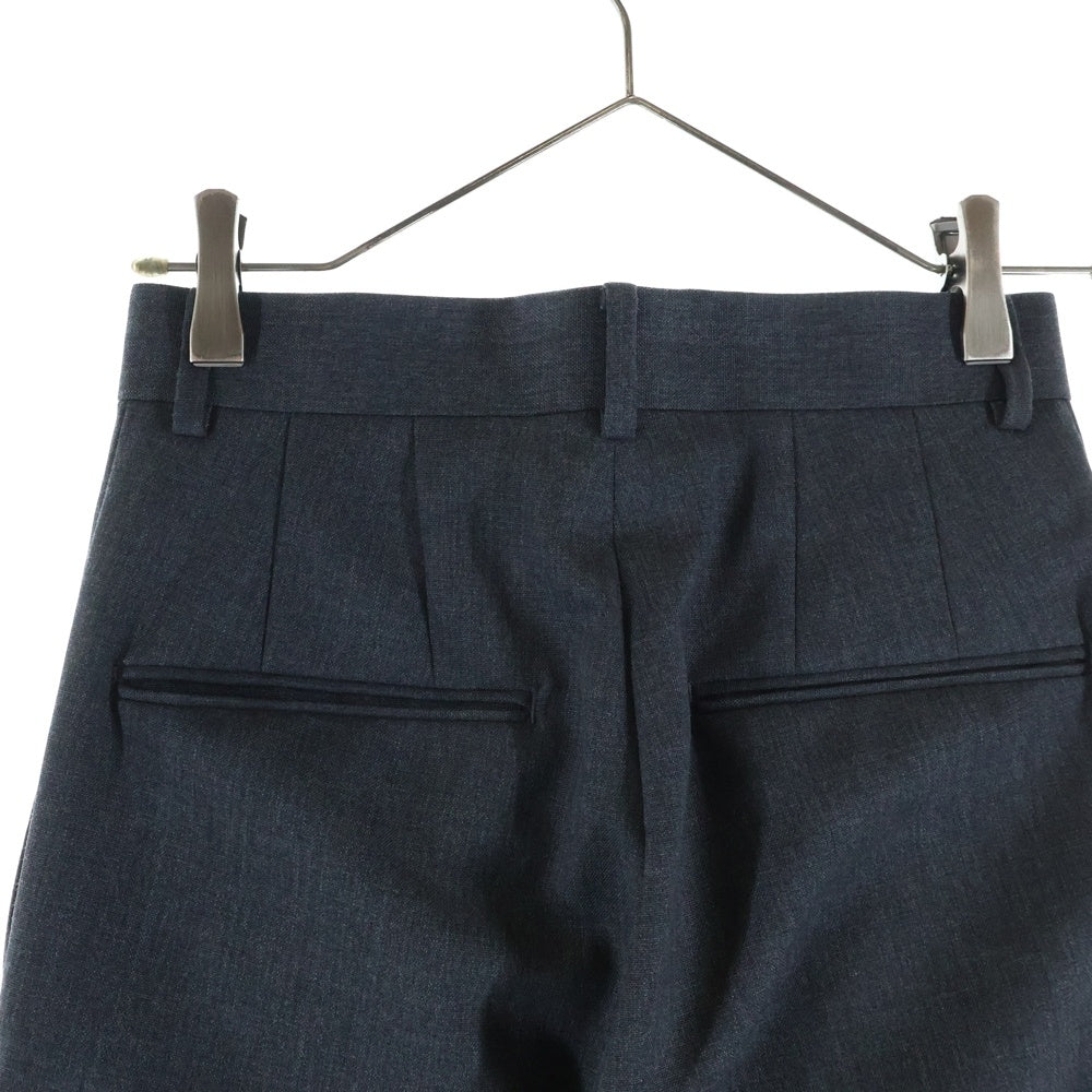 AURALEE(オーラリー) 25SS WOOL KID MOHAIR HOP SACK ONE TUCK SLACKS キッドモヘア ホップサック ジップアップ ワンタック センタープレス スラックス パンツ レディース A25SS05MH