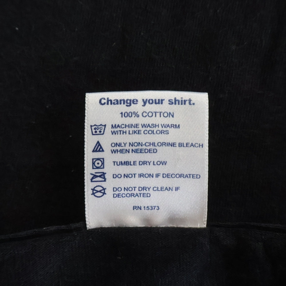 VINTAGE(ヴィンテージ) THE SIMPSONS The Sopranos PARODY DELTA ザシンプソンズ ザソプラノズ パロディアニメーション クルーネック半袖カットソーTシャツ ブラック