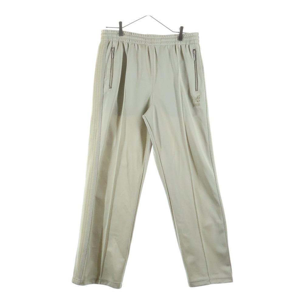 Needles(ニードルス) 23SS ×UNION POLY SMOOTH ユニオン ポリスムース サイドライン トラックパンツ ベージュ MR541
