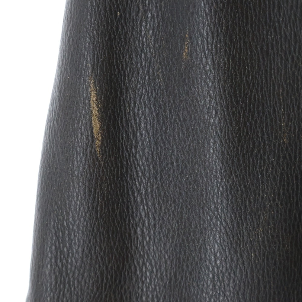 HARLEY DAVIDSON(ハーレーダビッドソン) 裏地ペイズリー柄 フリンジ付き ダブルライダース レザージャケット ブラウン