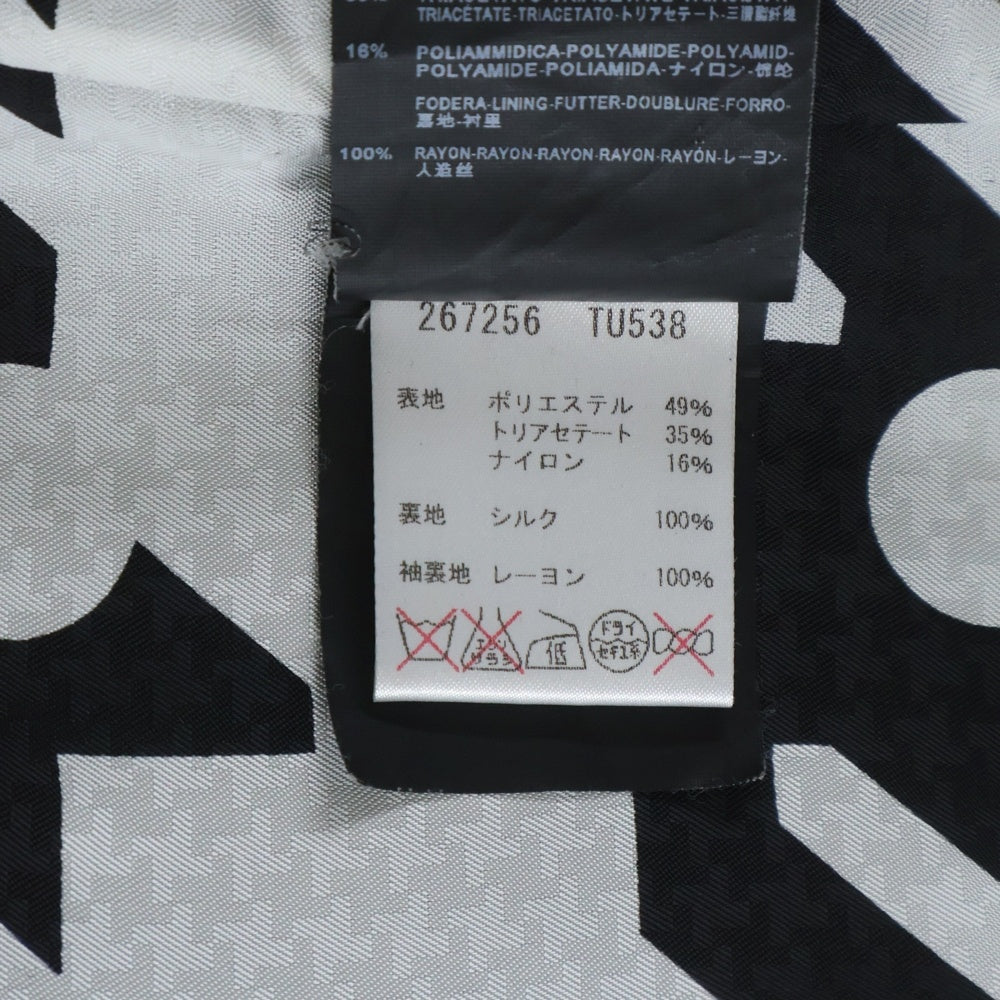 BALENCIAGA(バレンシアガ) ピークドラペル タキシード ジャケット ブラック レディース 267256 TU538