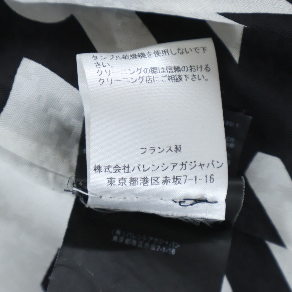 BALENCIAGA(バレンシアガ) ピークドラペル タキシード ジャケット ブラック レディース 267256 TU538