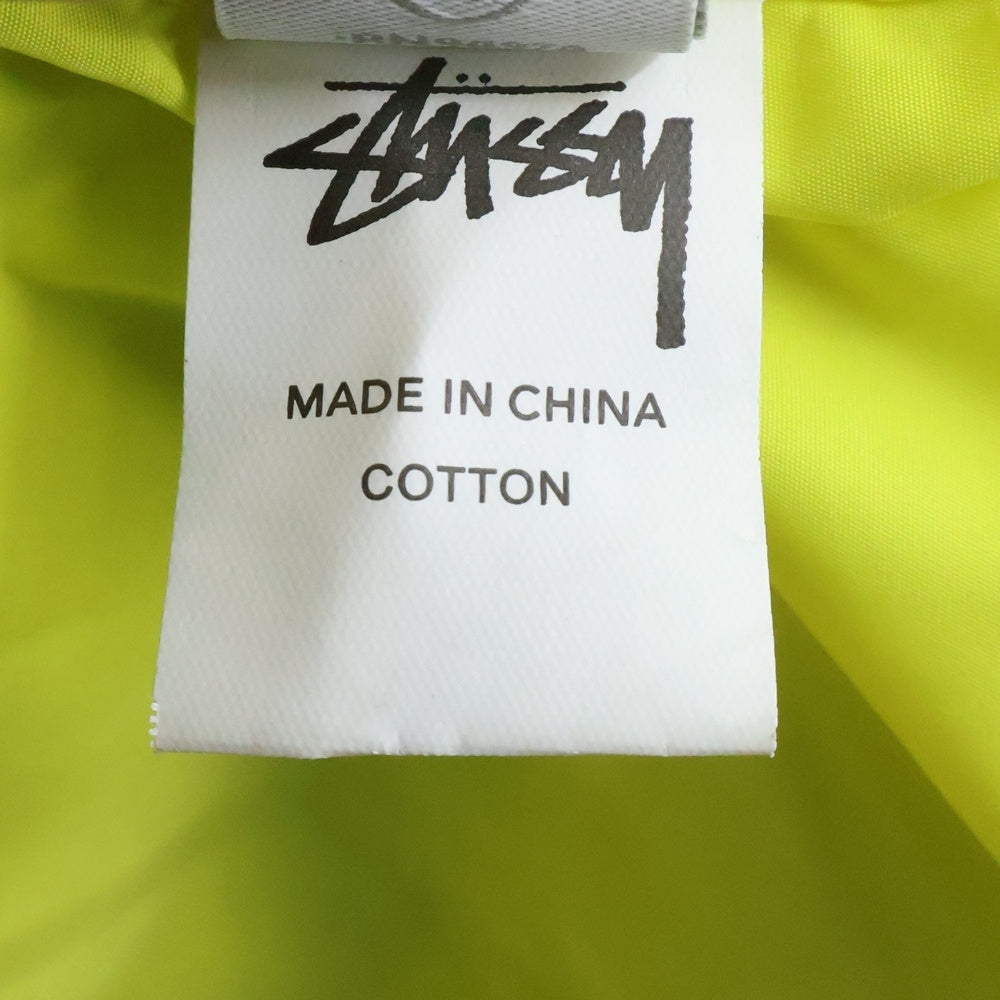 STUSSY(ステューシー) 00S フロントロゴエンブロイダリー コーデュロイパファージャケット ネイビー