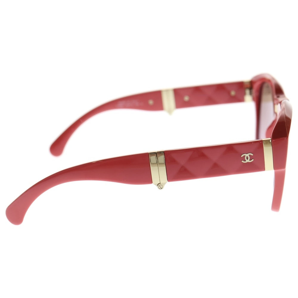 CHANEL(シャネル) SQUARE SUNGLASSES CC ココマーク フォールディング スクエアシェイプ サングラス アイウェア ビンク A71692 X02081 S0714 レディース