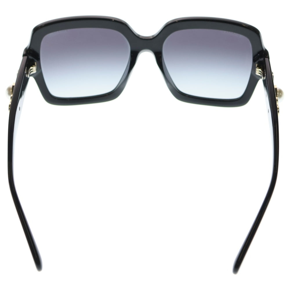 CHANEL(シャネル) CC ココマーク フェイクパール カメリア スクエアシェイプ サングラス アイウェア メガネ ブラック 5479-A レディース