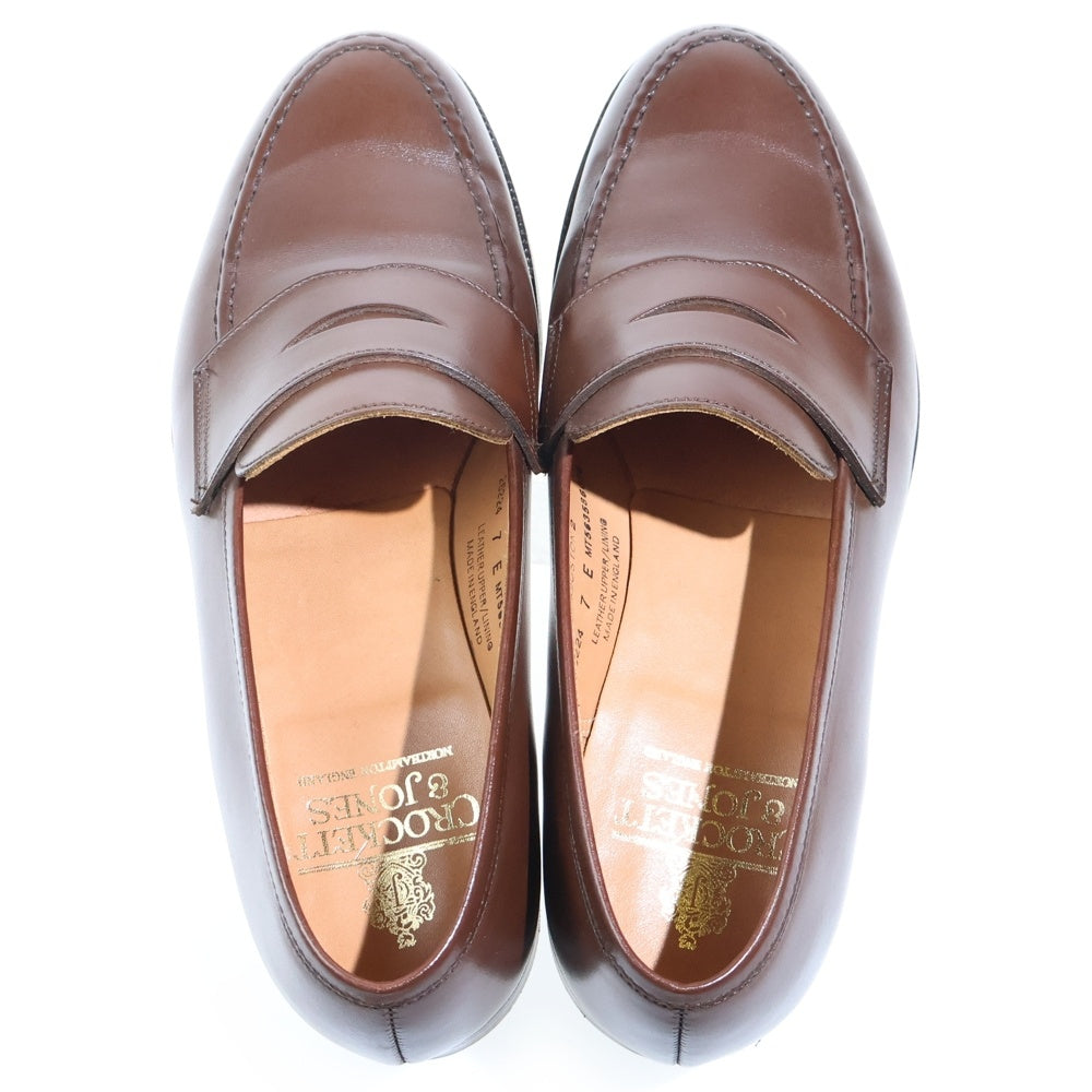 Crockett&Jones(クロケットアンドジョーンズ) BOSTON 2 ボストン レザー コインローファー ブラウン 26224