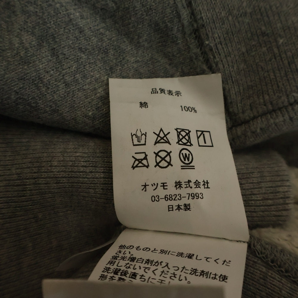 HUMAN MADE(ヒューマンメイド) 23SS × GIRLS DONT CRY ガールズドントクライ ロゴプリント クルーネックリブスウェット グレー XX25CS006