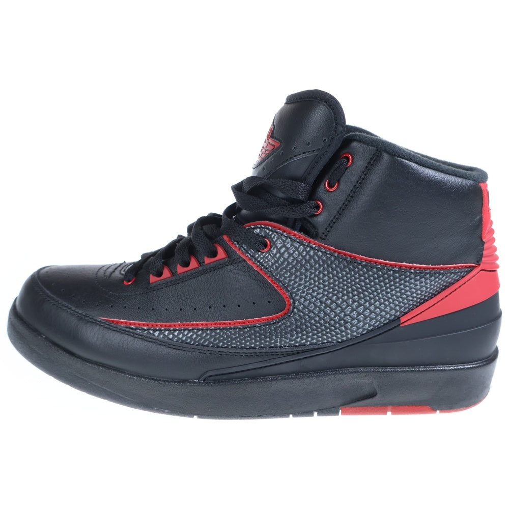 NIKE(ナイキ) 【観賞用 2015年製】 AIR JORDAN 2 RETRO ALTERNATE 87 エアジョーダン2 レトロ オルタネイト ハイカットスニーカー ブラック/レッド US11/29cm 834274-001